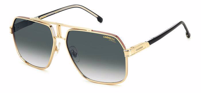Carrera 1055/S W3J/9K Sunglasses 62mm Gold / Green Gradient Lens