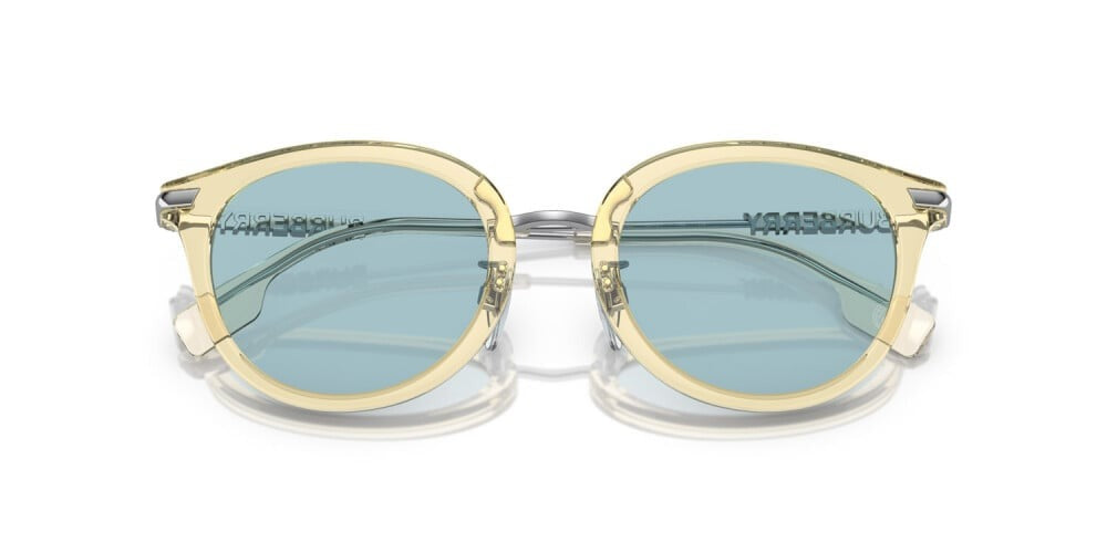 Burberry Kelsey Sunglasses BE4398D 407380 50mm Yellow / Light Azure Lens