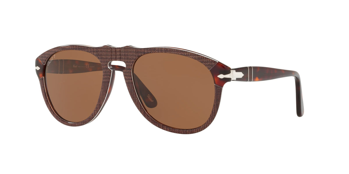 Persol Sunglasses PO0649 1091AN 54mm Brown Prince Of Wales / Polar Brown Lens