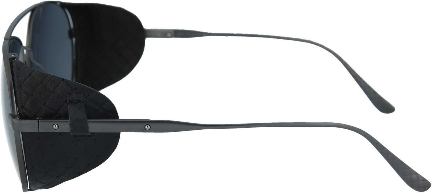 Bottega Veneta Sunglasses BV0041S 003 61mm Titanium Ruthenium / Grey Lens