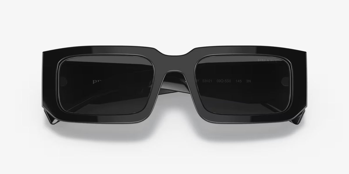 Prada Sunglasses PR06YS 09Q5S0 53mm Black White / Dark Grey Lens