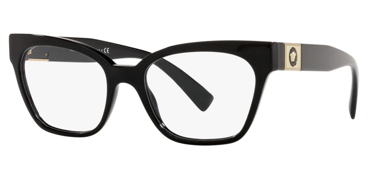 Versace Eyeglasses VE3294 GB1 53mm Black / Demo Lens