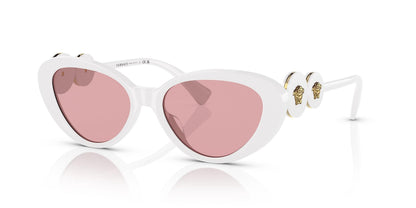 Versace Sunglasses VE4433U 31484 54mm White / Light Violet Lens