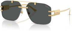 Versace Sunglasses VE2275 100287 60mm Gold / Dark Grey Lens