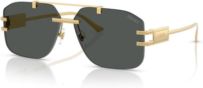 Versace Sunglasses VE2275 100287 60mm Gold / Dark Grey Lens