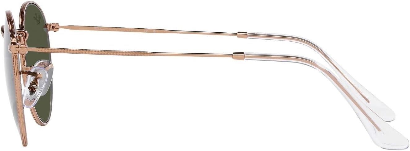 Ray-Ban RB3447 920231 Sunglasses 50mm Rose Gold / Green Solid Lens