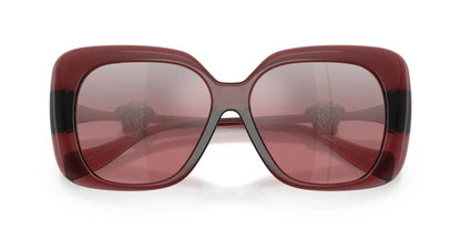 Versace Sunglasses VE4499U 55397E Transparent Red / Pink Mirror Silver Gradient