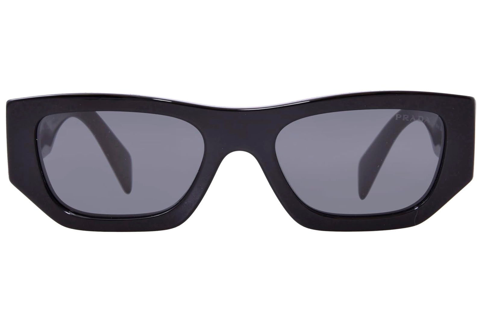 Prada Sunglasses PRA01S 16K08Z 53mm Black / Dark Grey Lens
