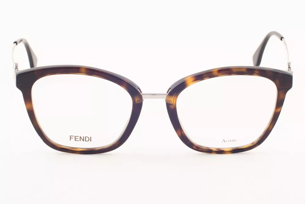 Fendi Eyeglasses FF0307 086 50mm Dark Havana / Demo Lens
