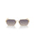 Prada Sunglasses PRA51S ZVN30C 58mm Pale Gold / Grad Blue Mirror Silver Lens