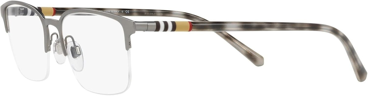 Burberry Eyeglasses BE 1323 1014 54mm Matte Gunmetal / Demo Lens