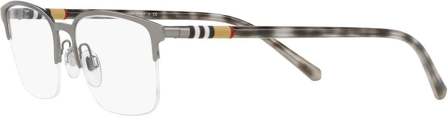 Burberry Eyeglasses BE 1323 1014 54mm Matte Gunmetal / Demo Lens