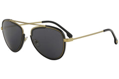 VERSACE Sunglasses VE2193 1428/87 56mm Tribute Gold-Black / Grey Lens