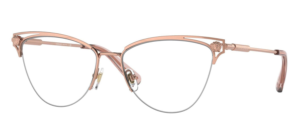 Versace Eyeglasses VE1280 1412 55mm Rose Gold / Demo Lens