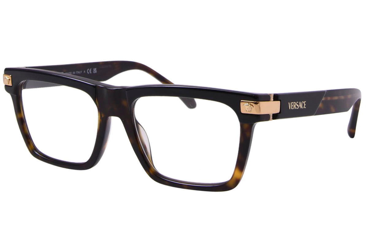 Versace Eyeglasses VE3354 5466 55mm Top Black Havana / Demo Lens