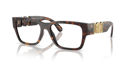 Versace VE3368U 108 Eyeglasses 55mm Havana / Clear Demo Lens