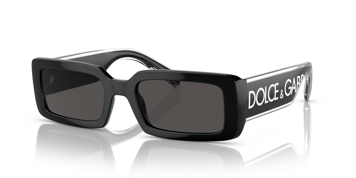 Dolce & Gabbana Sunglasses DG6187 50187 53mm Black / Dark Grey Lens
