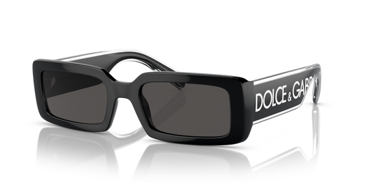Dolce & Gabbana Sunglasses DG6187 50187 53mm Black / Dark Grey Lens