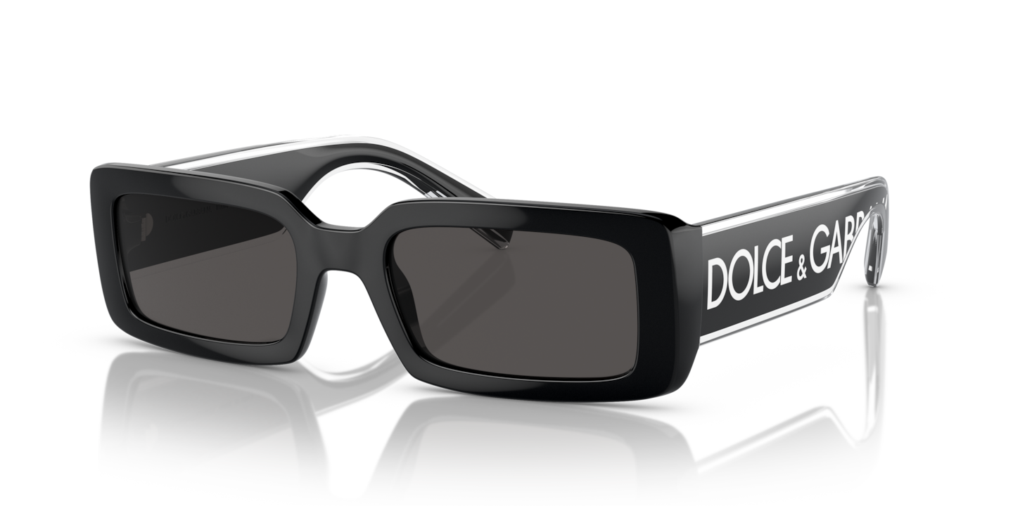 Dolce & Gabbana Sunglasses DG6187 50187 53mm Black / Dark Grey Lens