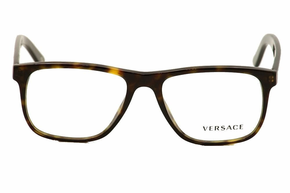 Versace Eyeglasses VE3162 108 52mm Havana / Demo Lens