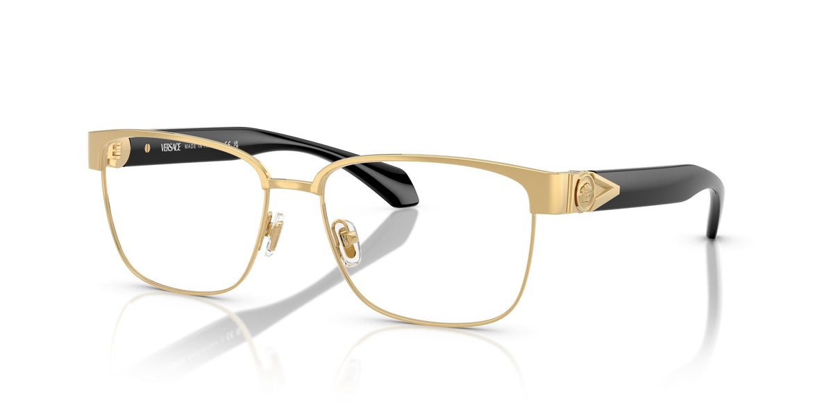 Versace Eyeglasses VE1306 1002 55mm Gold / Demo Lens