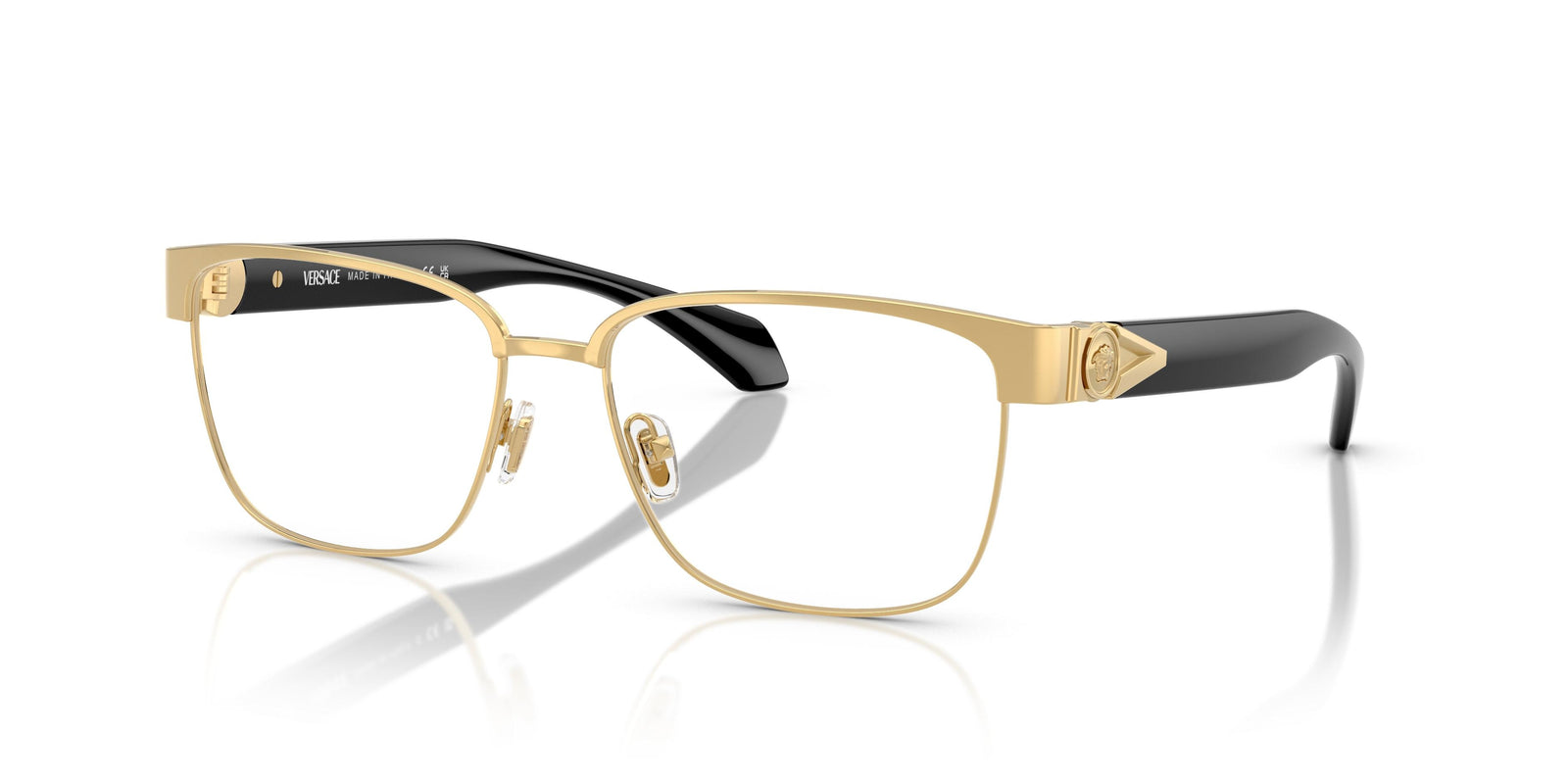 Versace Eyeglasses VE1306 1002 55mm Gold / Demo Lens