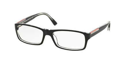 Prada Sport Eyeglasses PS11AV 2AF1O1 53mm Black / Demo Lens