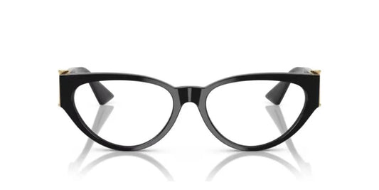 Versace Eyeglasses VE3366 GB1 53mm Black / Demo Lens
