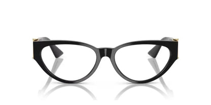 Versace Eyeglasses VE3366 GB1 53mm Black / Demo Lens