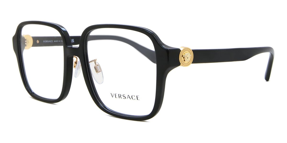 Versace Eyeglasses VE3333D GB1 56mm Black / Demo Lens