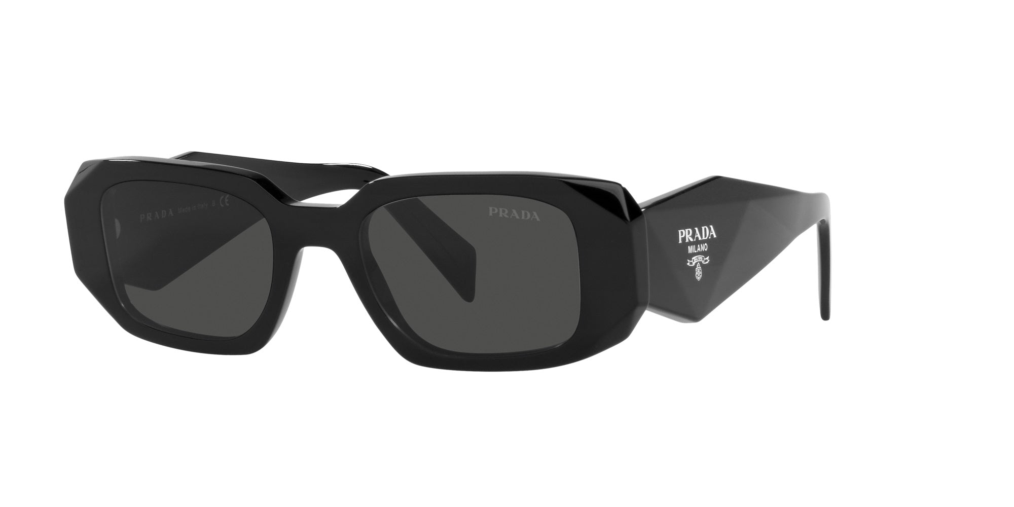 Prada Sunglasses PR17WS 1AB5S0 49mm Black / Dark Grey Lens