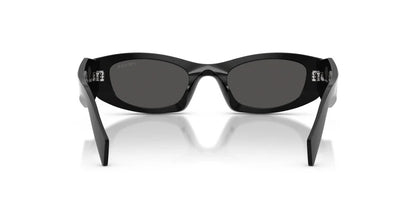 Prada PR B16S 16K08Z Sunglasses 50mm Black / Dark Grey Solid Lens