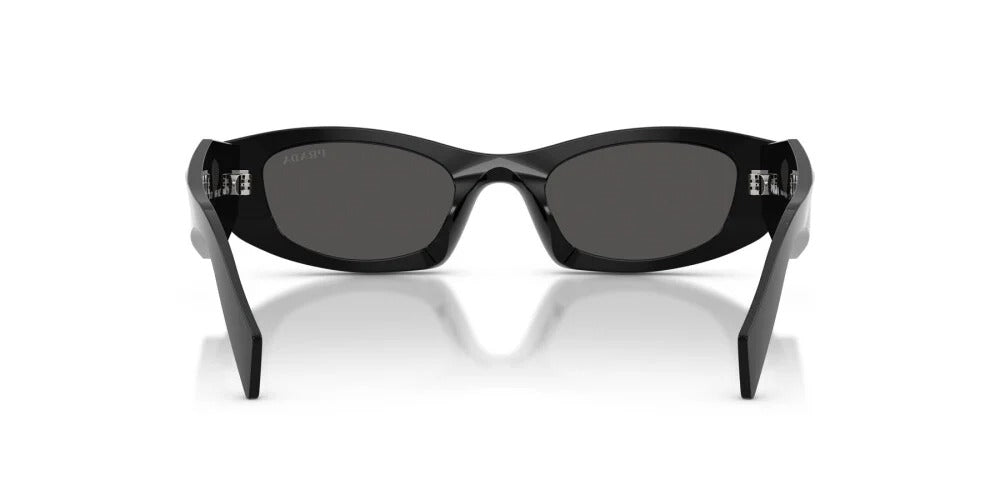 Prada PR B16S 16K08Z Sunglasses 50mm Black / Dark Grey Solid Lens
