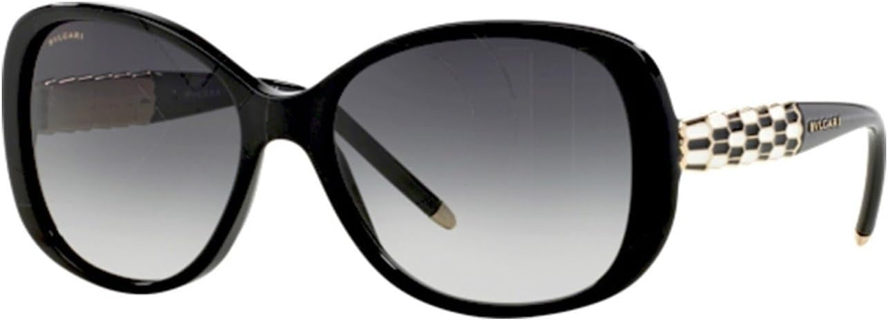 Bvlgari BV8114 891/8G Sunglasses 56mm Black / Grey Gradient Lens