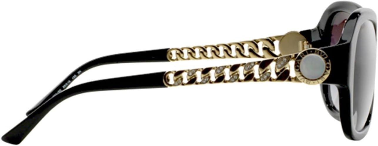 Bvlgari Vintage Sunglasses BV8130HB 5018G 56mm Black / Grey Gradient Lens