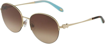 Tiffany & Co Sunglasses TF3053 60913B 56mm Sand Pale-Gold / Brown Gradient Lens
