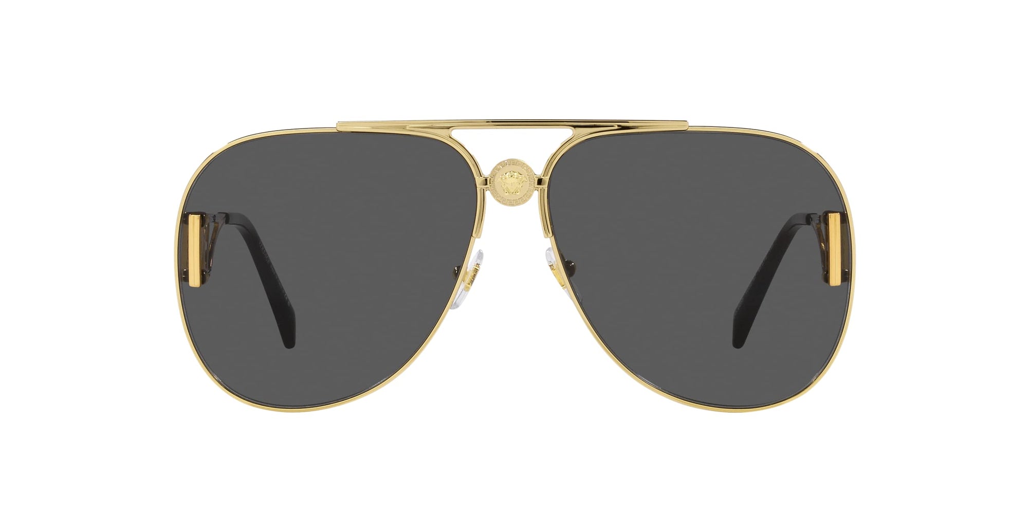 Versace Sunglasses VE2255 100287 63mm Gold / Dark Grey Lens