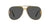 Versace Sunglasses VE2255 100287 63mm Gold / Dark Grey Lens