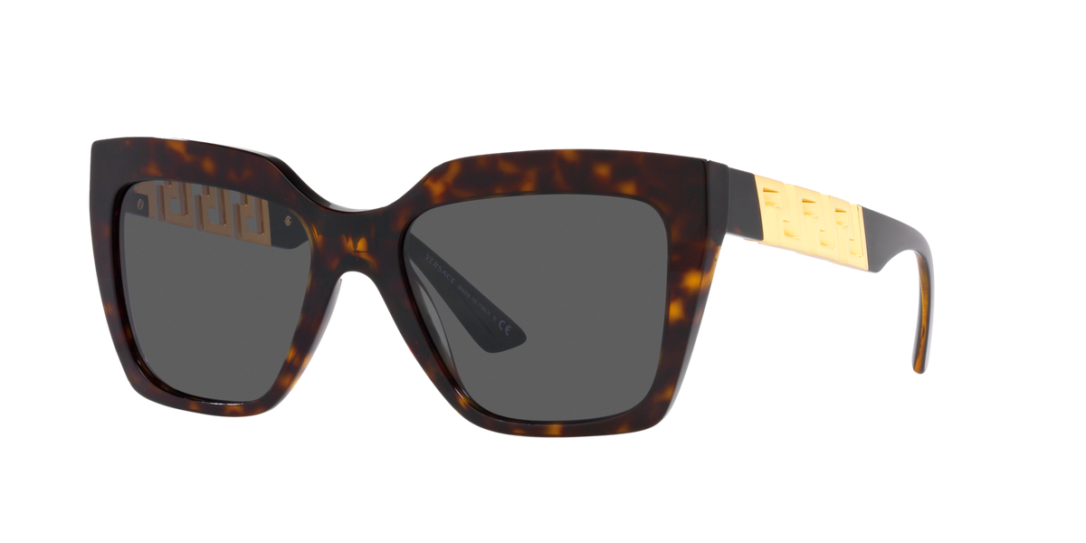 Versace Sunglasses VE4418 10887 56mm Havana / Dark Grey Lens