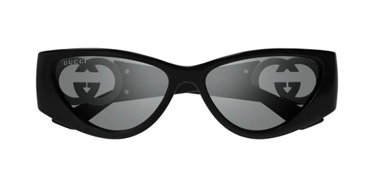 Gucci Sunglasses GG1824S 004 55mm Black / Grey Lens