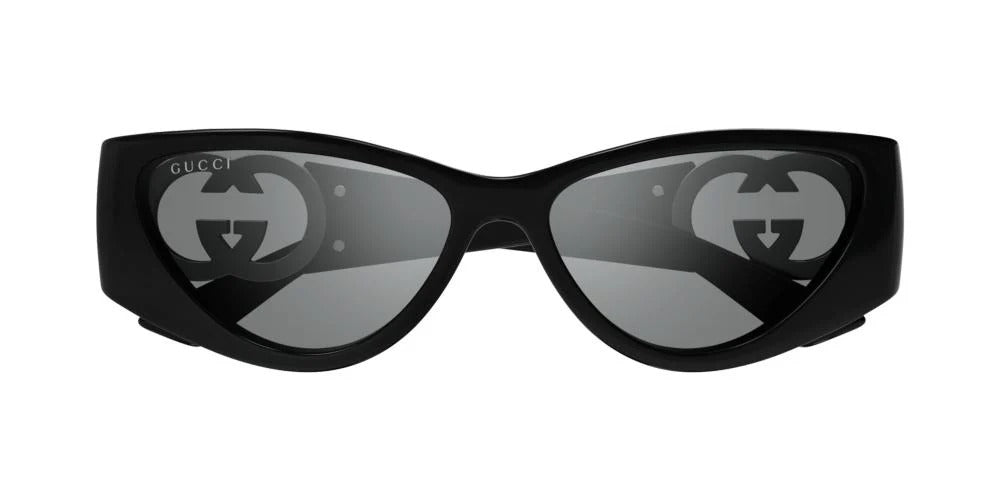 Gucci Sunglasses GG1824S 004 55mm Black / Grey Lens