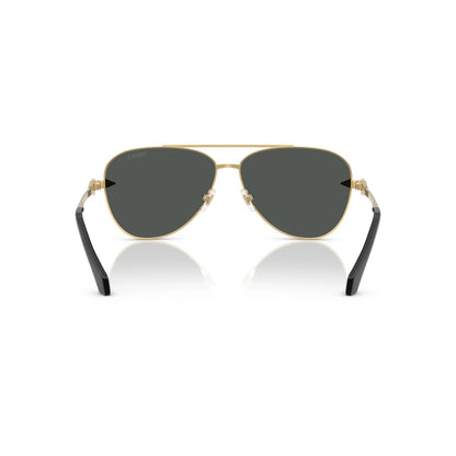 Versace Sunglasses VE2283 100287 61mm Gold / Dark Grey Lens