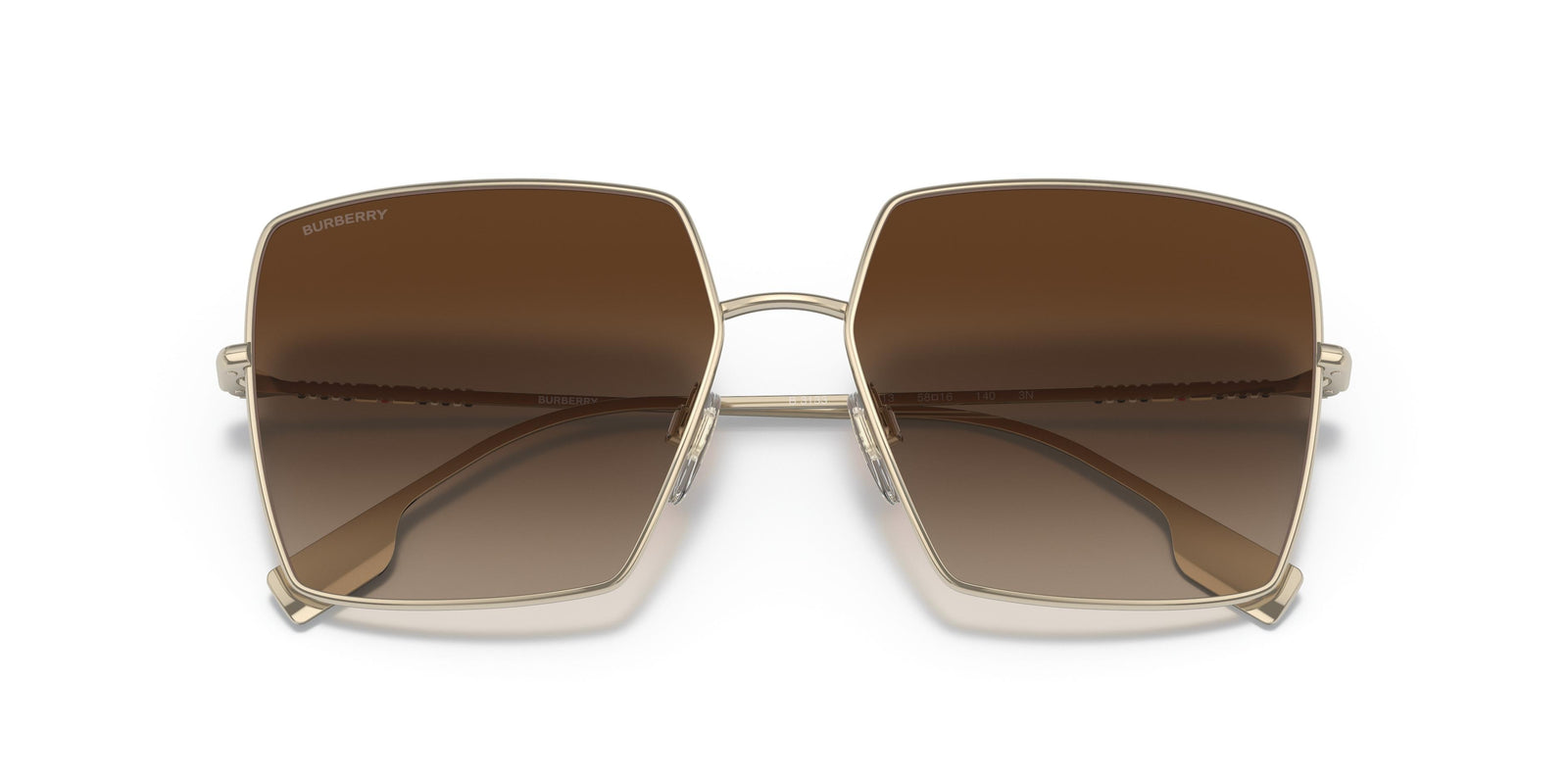 Burberry Daphne Sunglasses BE3133 110913 58mm Light Gold / Brown Gradient Lens