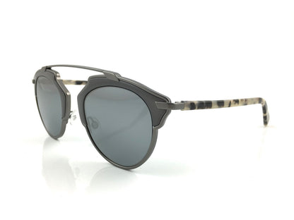Dior DIORSOREAL RJGT4 48mm Sunglasses Ruthenium / Grey Mirror Lens