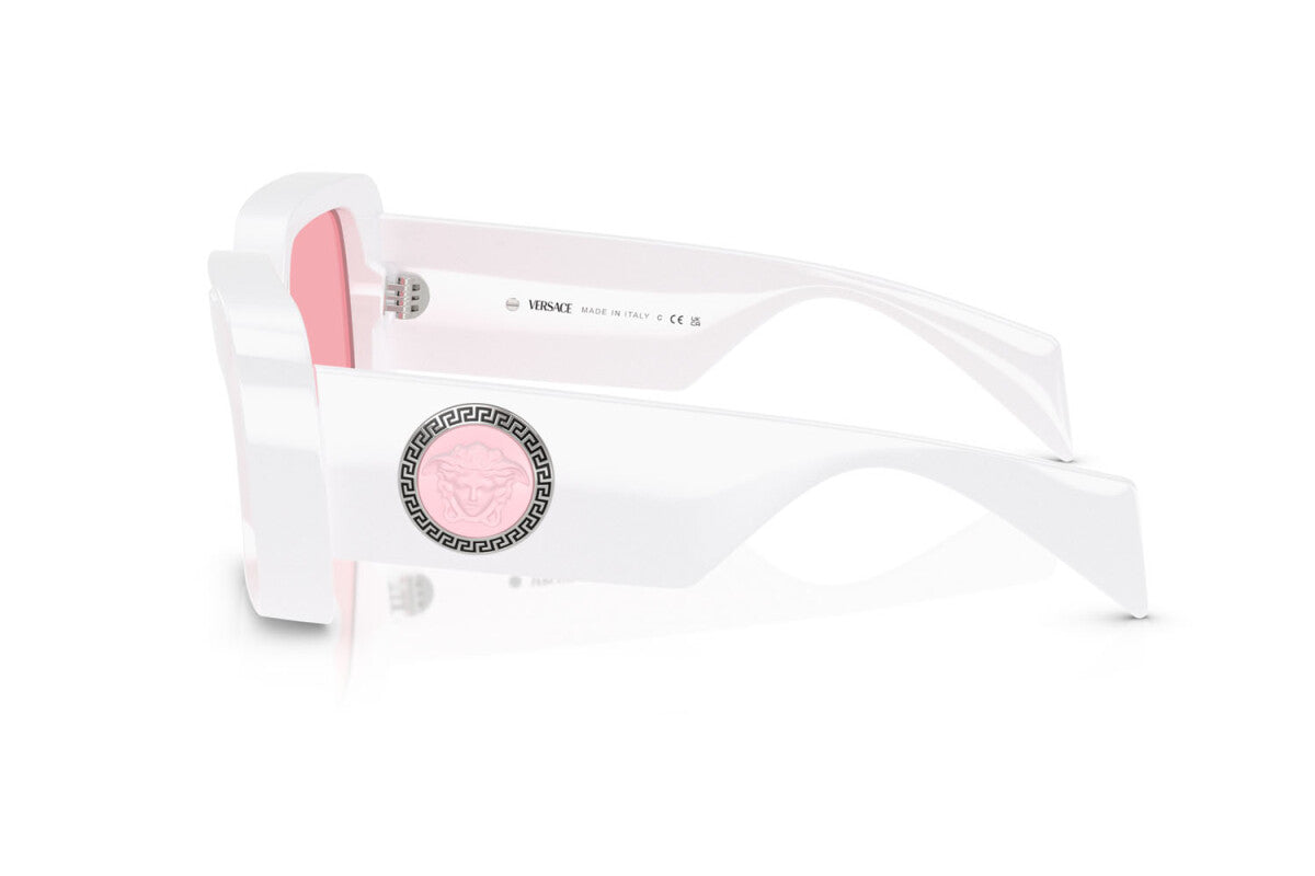 Versace Sunglasses VE4473U 31484 54mm Bianco / Pink Lens