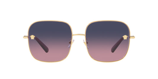 Versace Sunglasses VE2246D 1002I6 59mm Gold / Pink Gradient Blue Lens