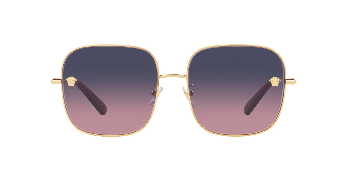 Versace Sunglasses VE2246D 1002I6 59mm Gold / Pink Gradient Blue Lens