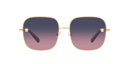 Versace Sunglasses VE2246D 1002I6 59mm Gold / Pink Gradient Blue Lens