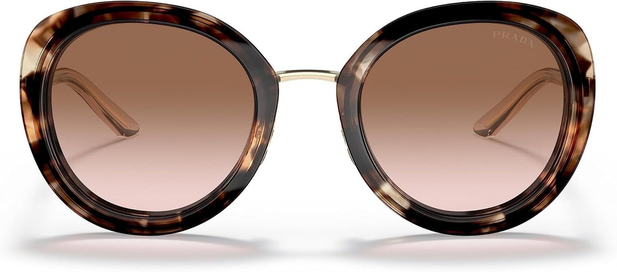 Prada PR54YS 04Y0A6 Sunglasses 54mm Caramel Tortoise / Brown Gradient Lens