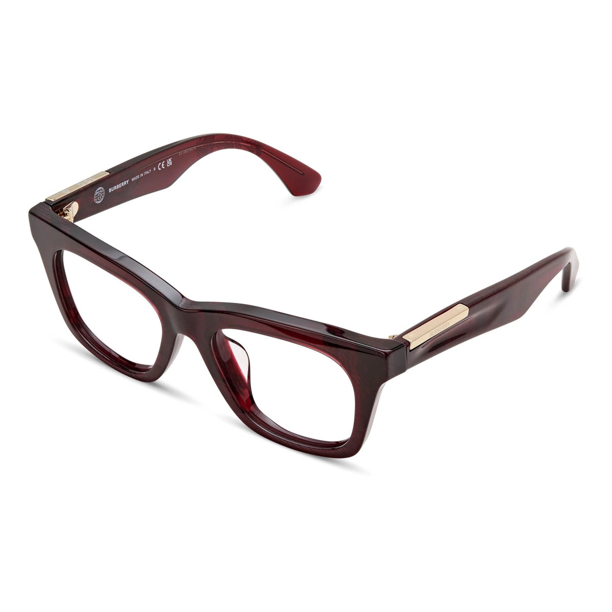 Burberry Eyeglasses BE2407F 4115 51mm Check Red / Demo Lens